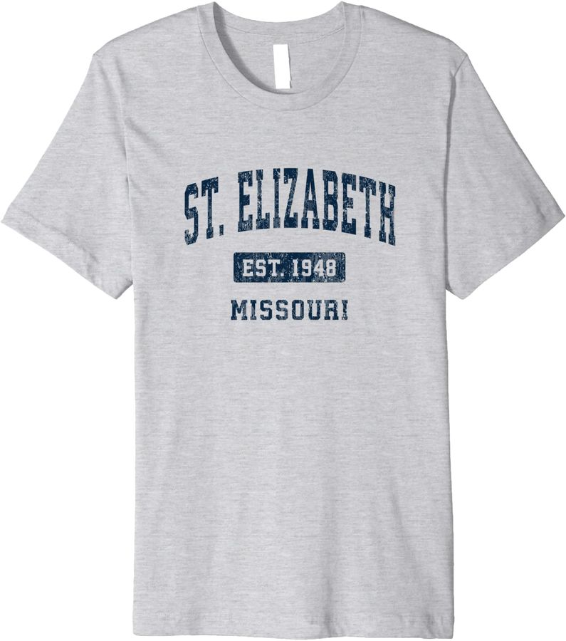 St. Elizabeth Missouri MO Vintage Athletic Sports Design Premium