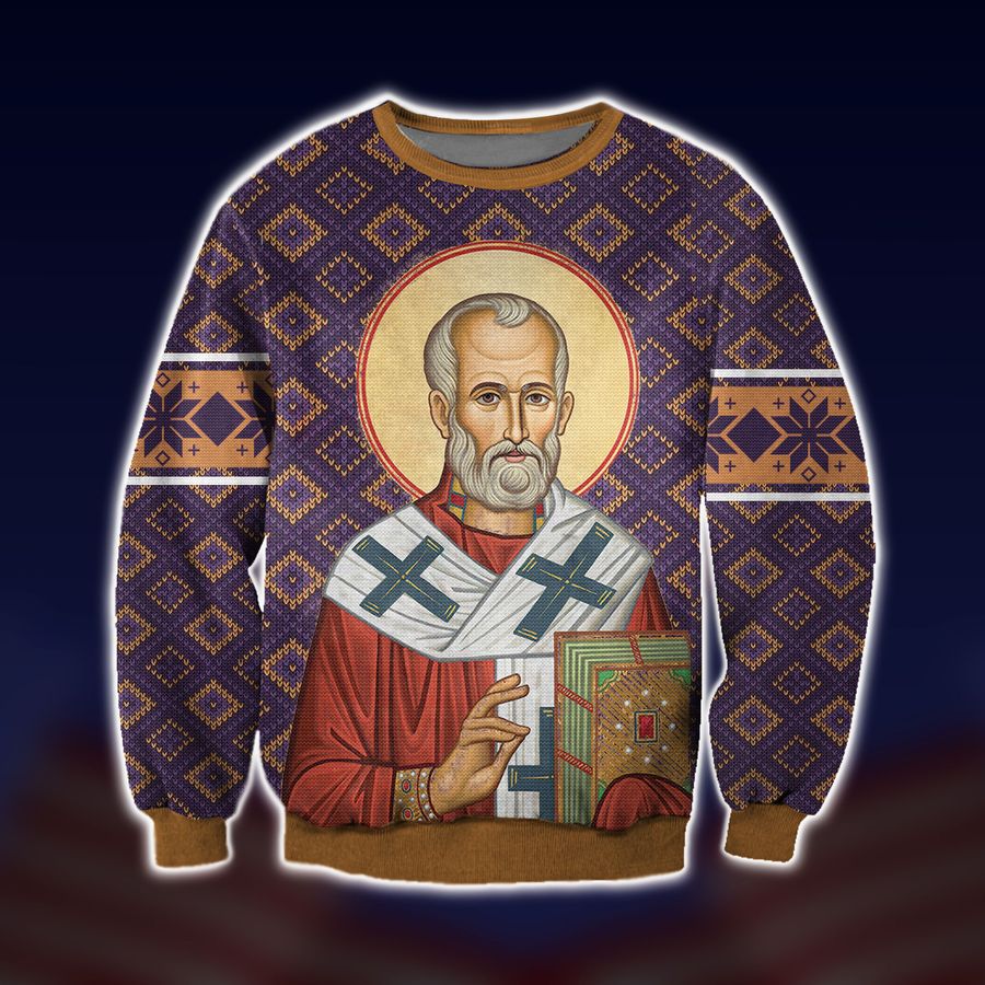 St. Nicholas Ugly Christmas Sweater - 1028