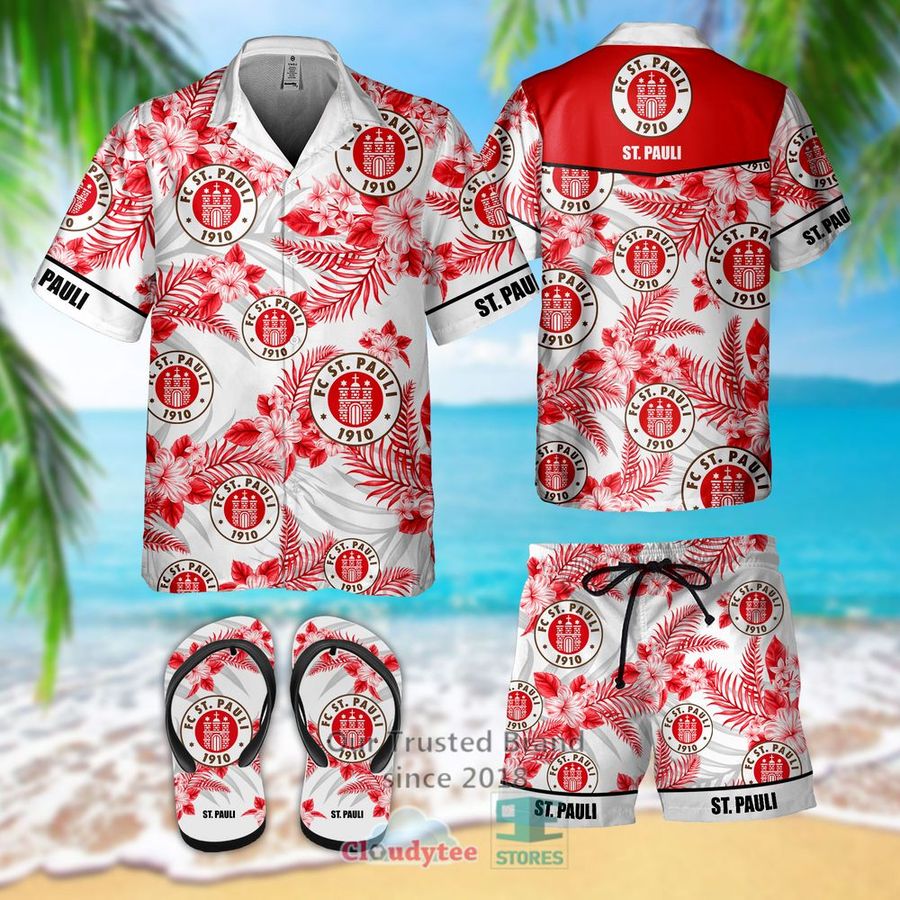 St. Pauli Hawaiian Shirt, Short, Flip-Flops – LIMITED EDITION