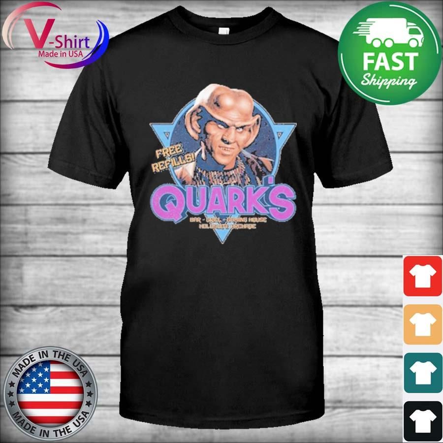Star Trek Quarks Bar Free Refills T-Shirt