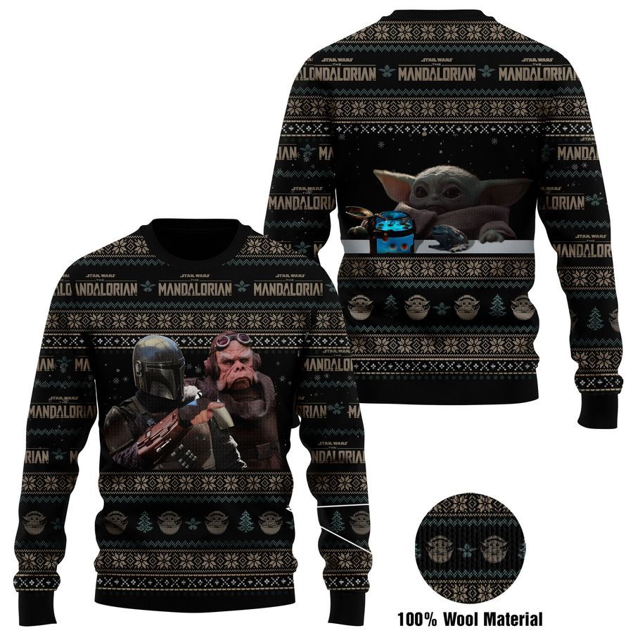 Star War Mandalorian Ugly Sweater