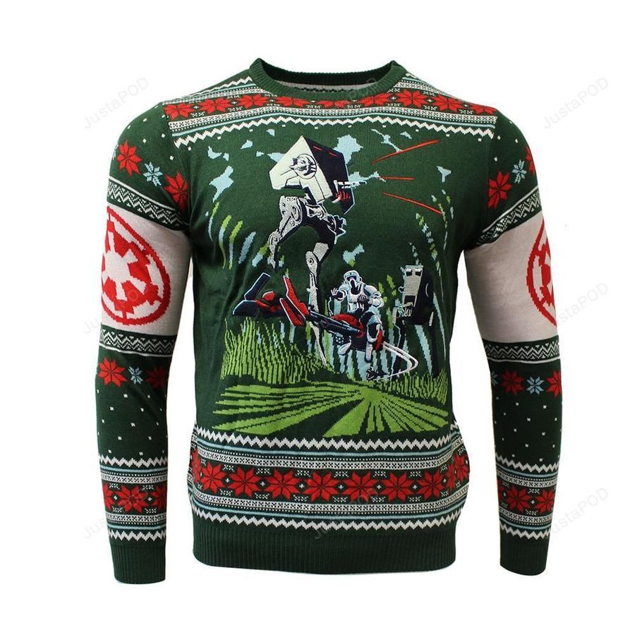 Star Wars Battle of Endor Ugly Christmas Sweater All Over