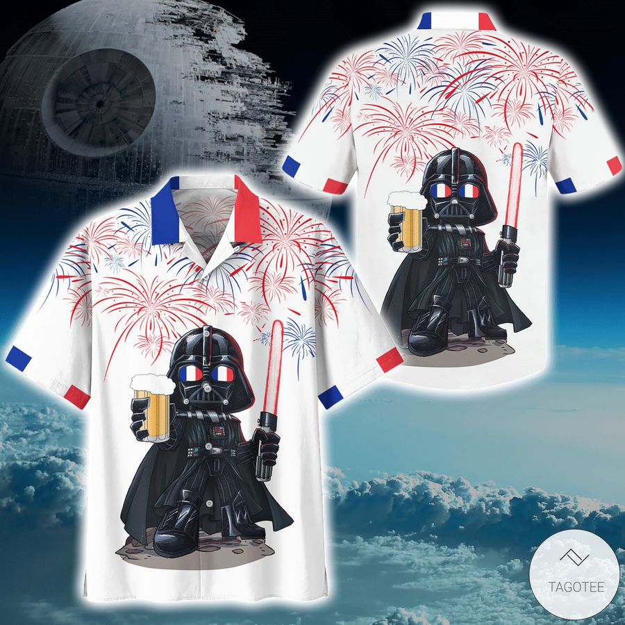 Star Wars Darth Vader Beer Independence Hawaiian Shirts