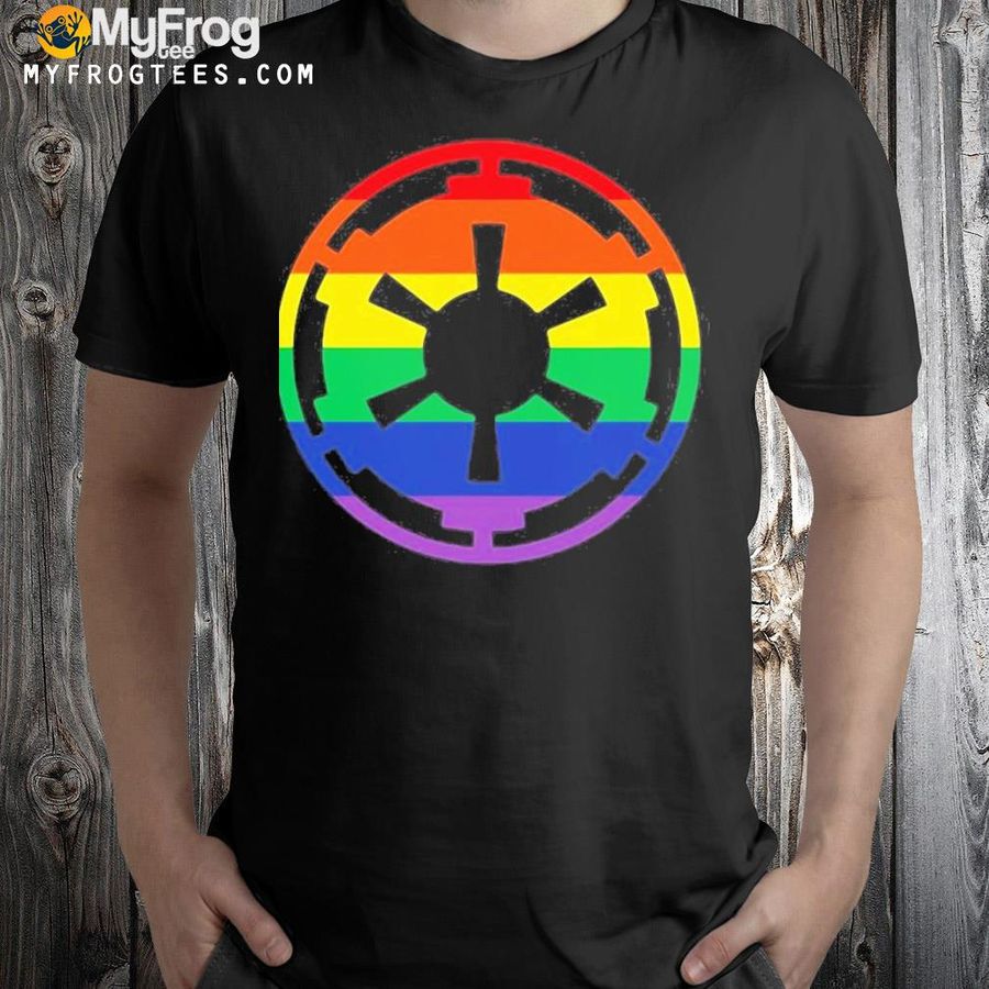Star Wars Galactic Empire Imperial Crest Rainbow shirt