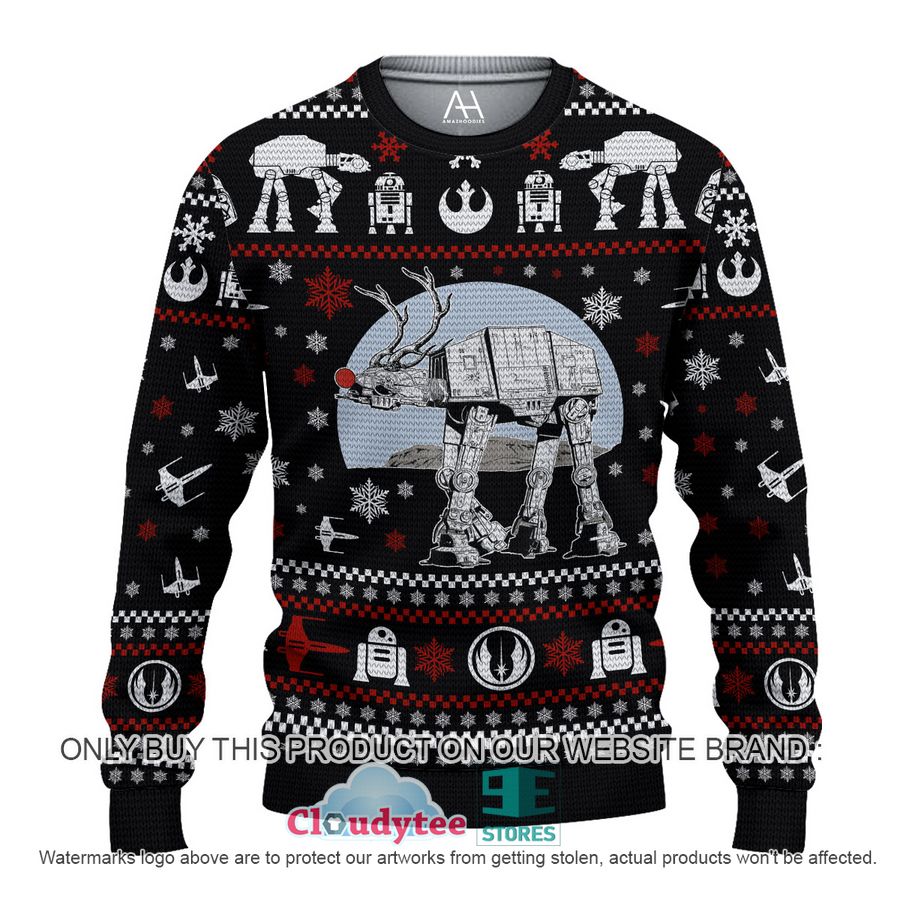 Star Wars Rudolph ATAT Walker Christmas All Over Printed Shirt, hoodie – LIMITED EDITION
