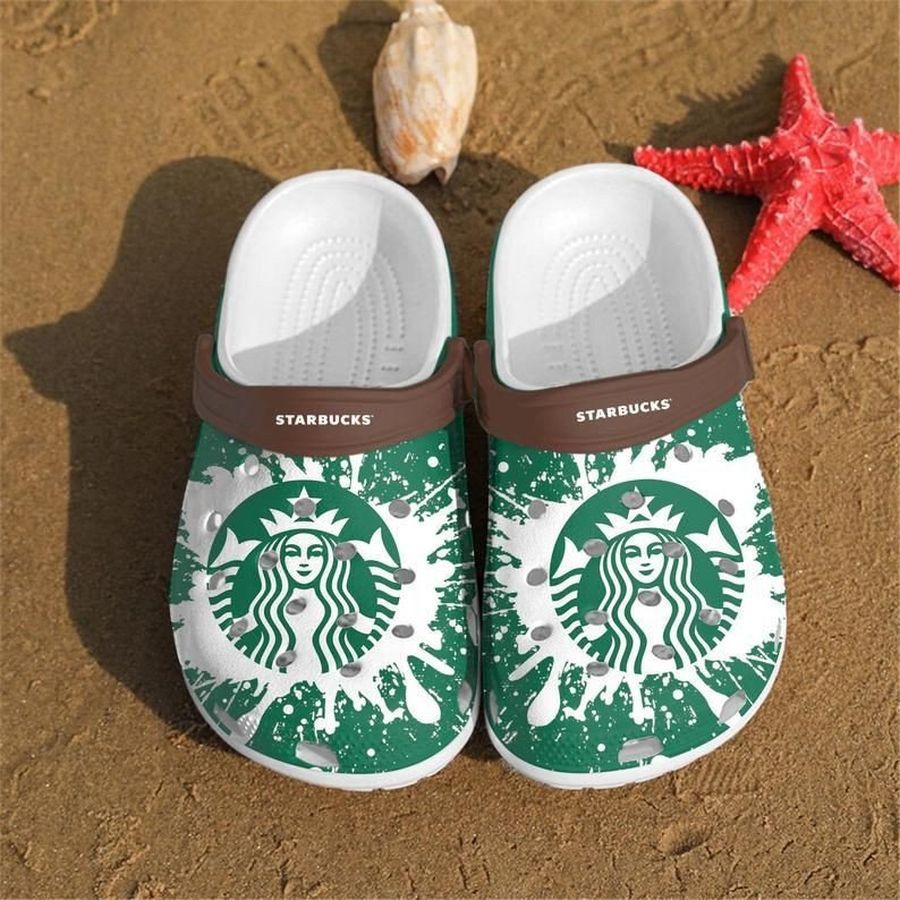 Starbucks Signature Logo Crocs Crocband Clog Comfortable Water Shoes