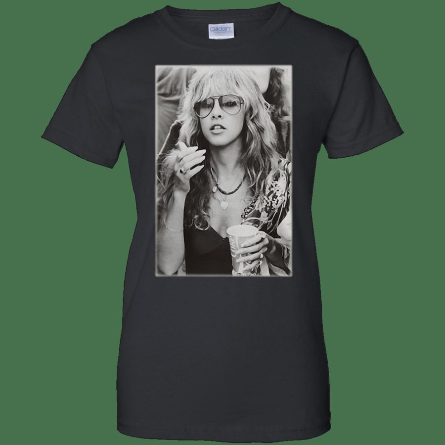Stevie Nicks Smoking Young Vintage shirt G200L Gildan Ladies' 100% Cot, Gift