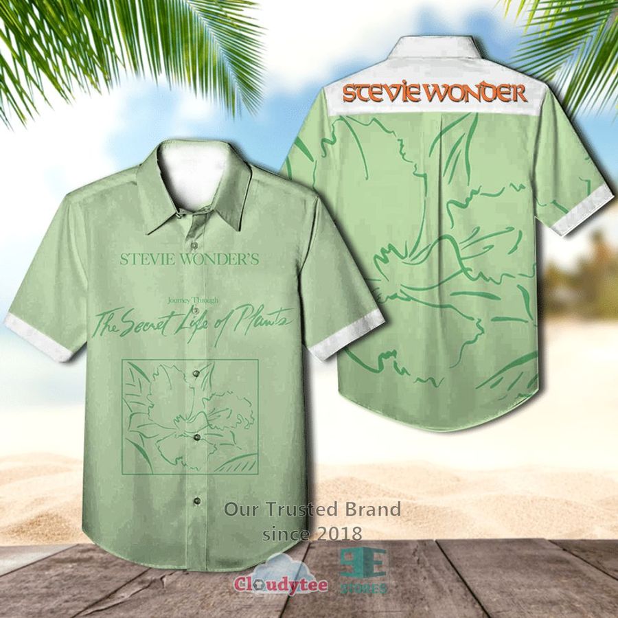 Stevie Wonder The Secret Life Of Plants Casual Hawaiian Shirt – LIMITED EDITION