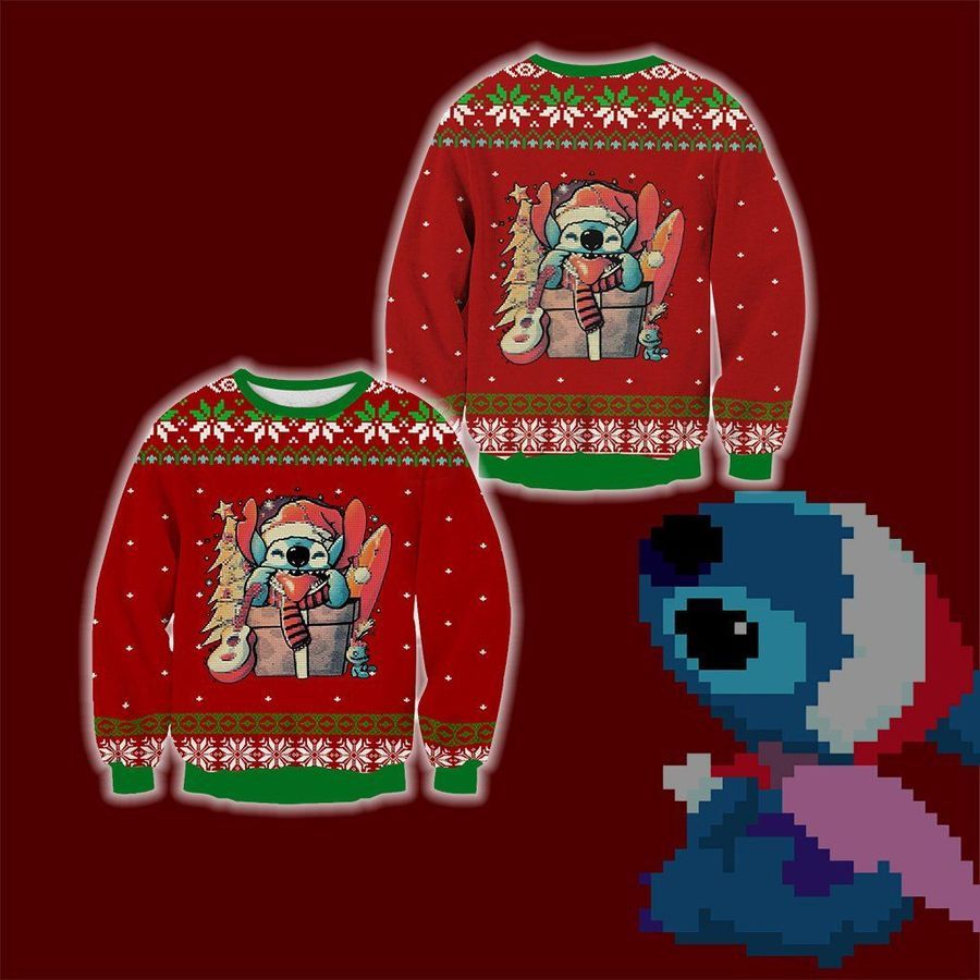 Stitch For Unisex Ugly Christmas Sweater All Over Print Sweatshirt