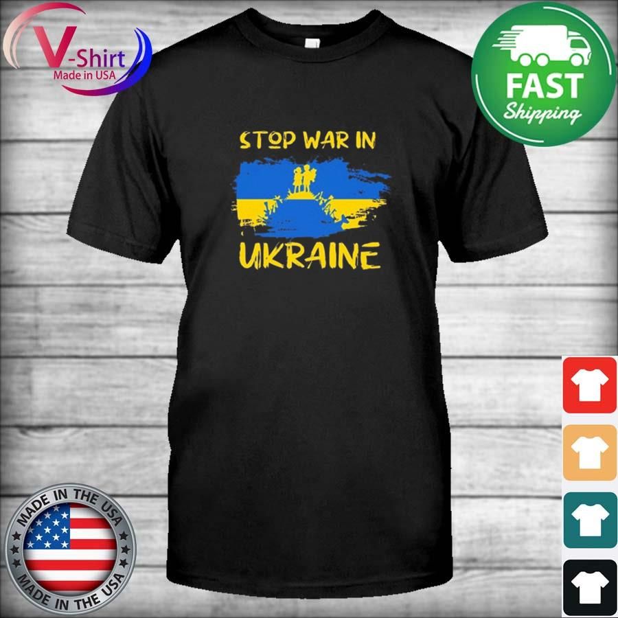 Stop War In Ukraine Peace Not War Pray For Ukraine Shirt