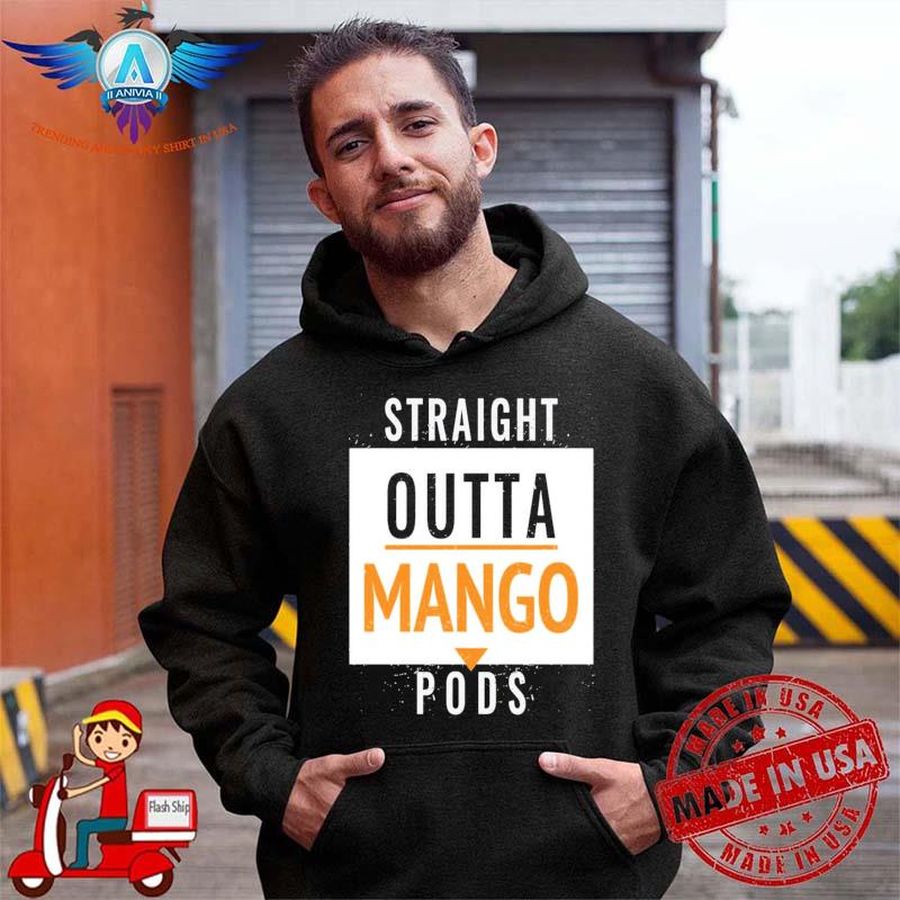 Straight outta mango pods vape lovers quote shirt