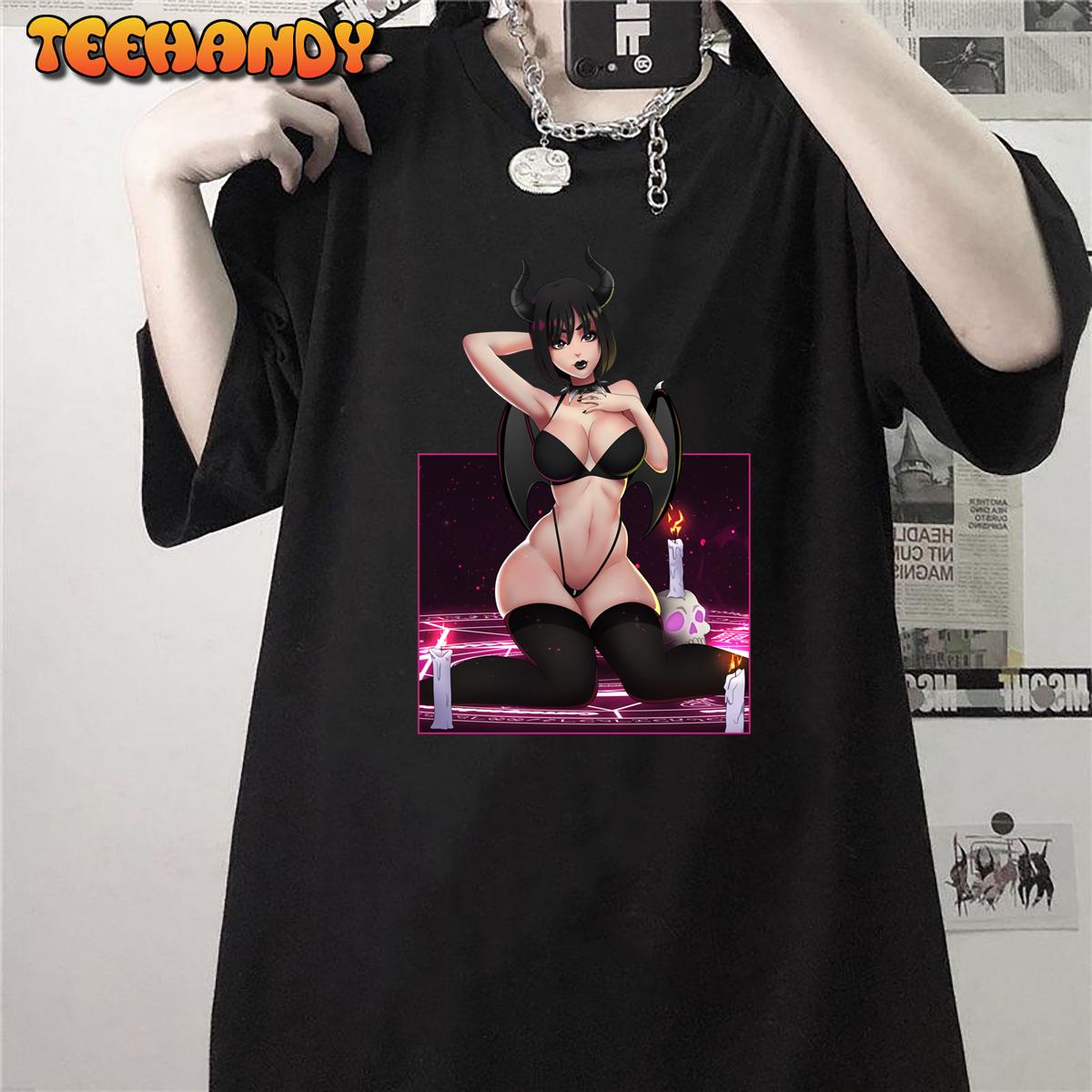 Succubus Girl Sexy Anime Unisex T-Shirt
