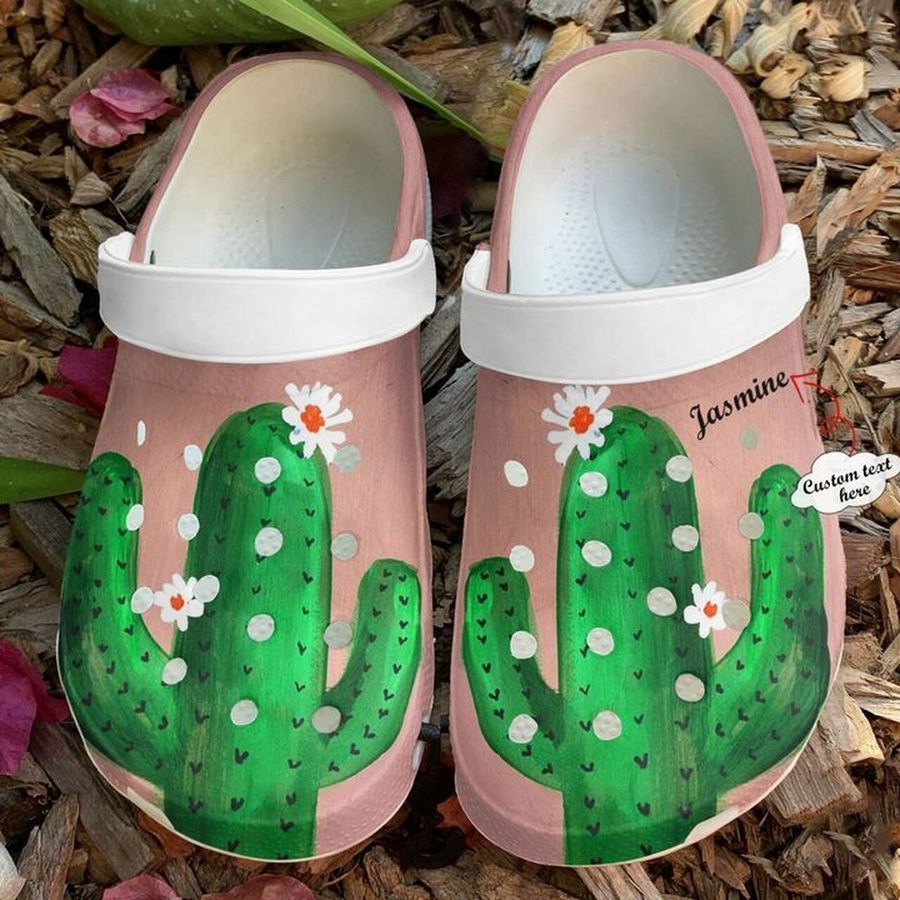 Succulent Personalized Lovely  102 Gift For Lover Rubber Crocs Crocband Clogs, Comfy Footwear