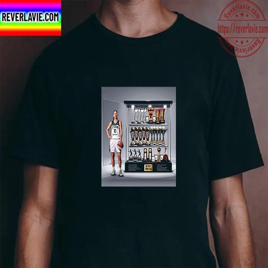 Sue Bird Trophy Case WNBA A Legendary Career Unisex T-Shirt