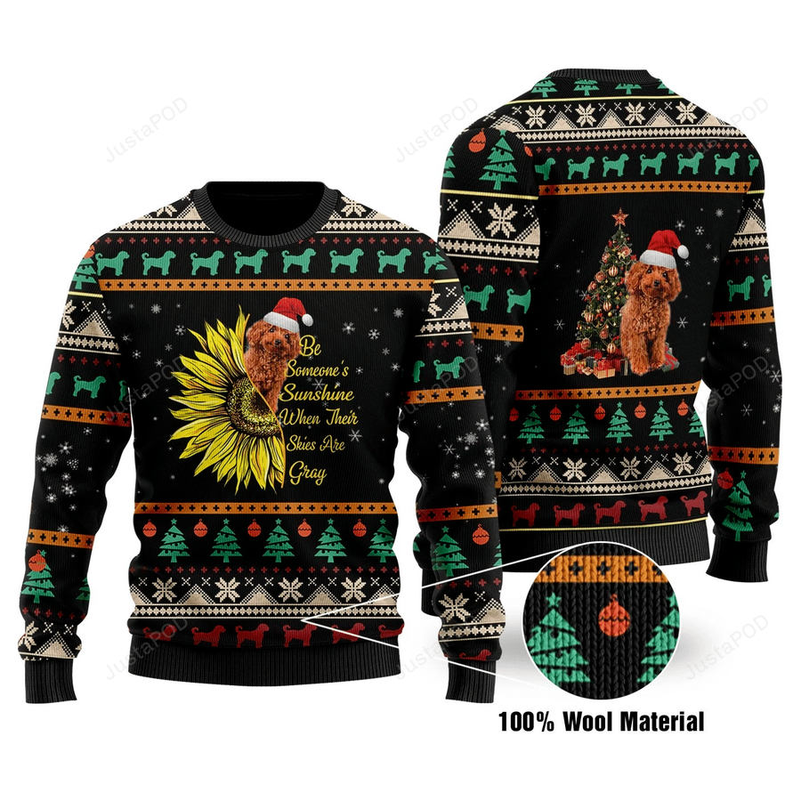 Sunflower Ugly Christmas Sweater All Over Print Sweatshirt Ugly Sweater.png