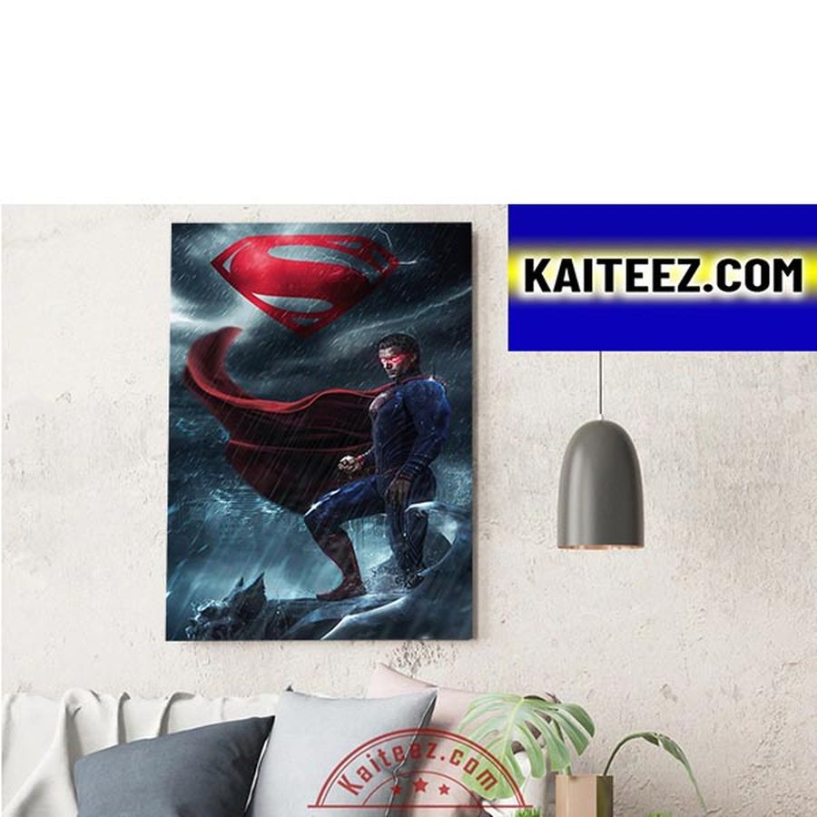 Super Man In Man Of Steel 2 Of DC Comics Decorations Poster Canvas Home Decor Poster Canvas