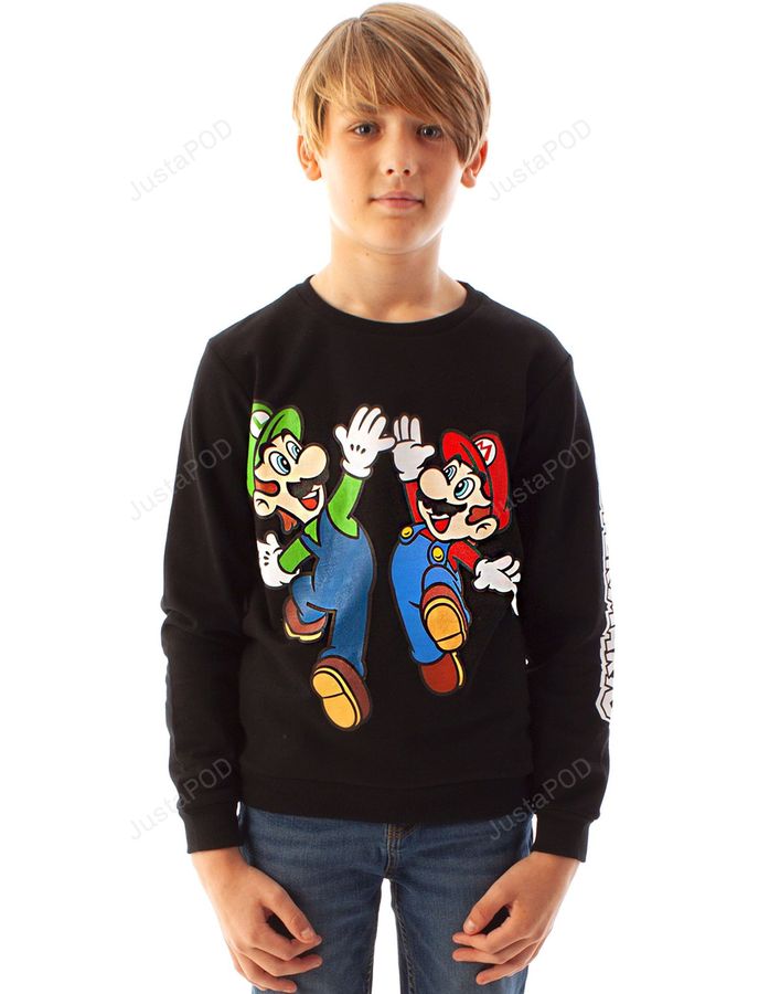 Super Mario Boys Ugly Sweater, Ugly Sweater, Christmas Sweaters, Hoodie, Sweater