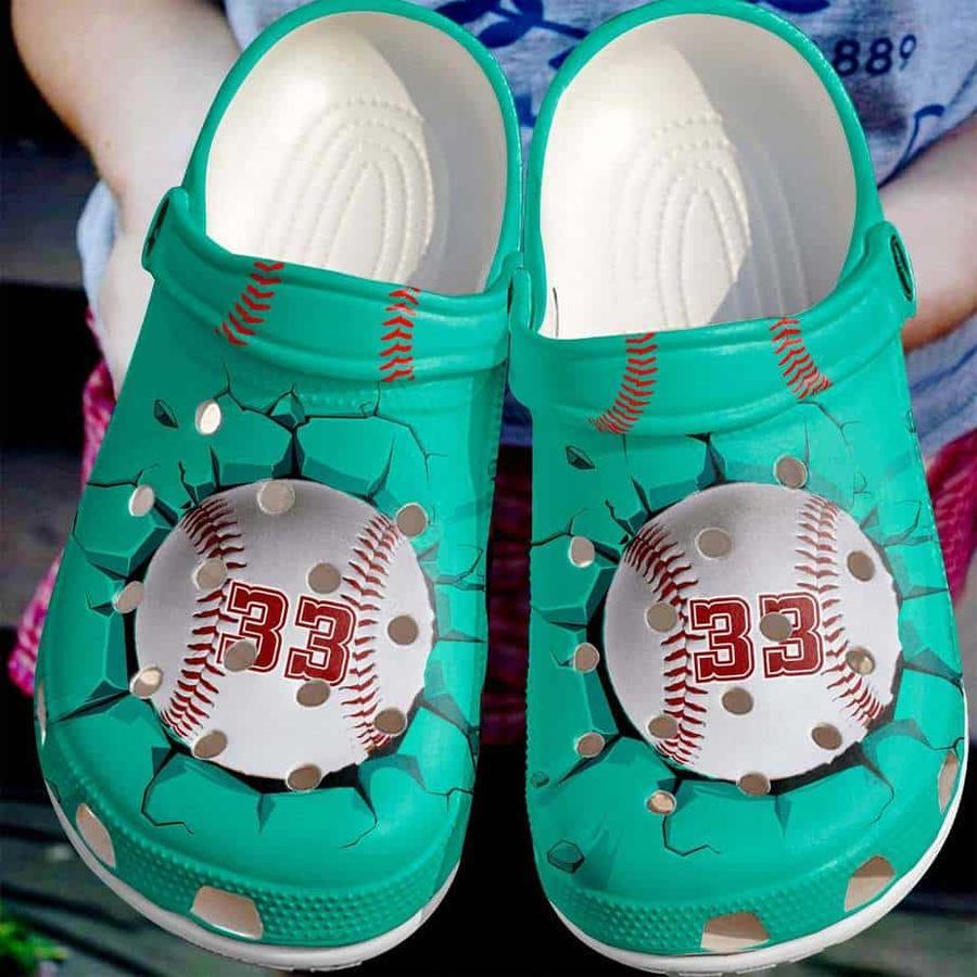 Supper Bunt Shoes Crocs For Batter Girl - Funny Baseball Shoes Crocbland Clog For Men Women
