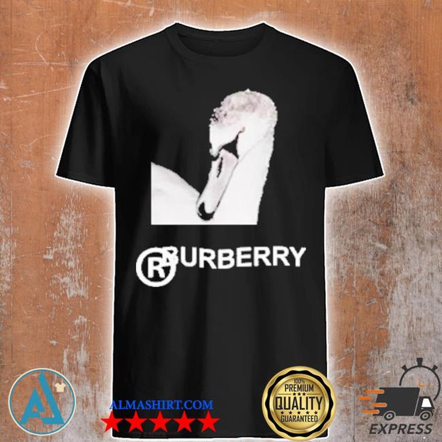 Swan burberry swan logo burberry print s shirt