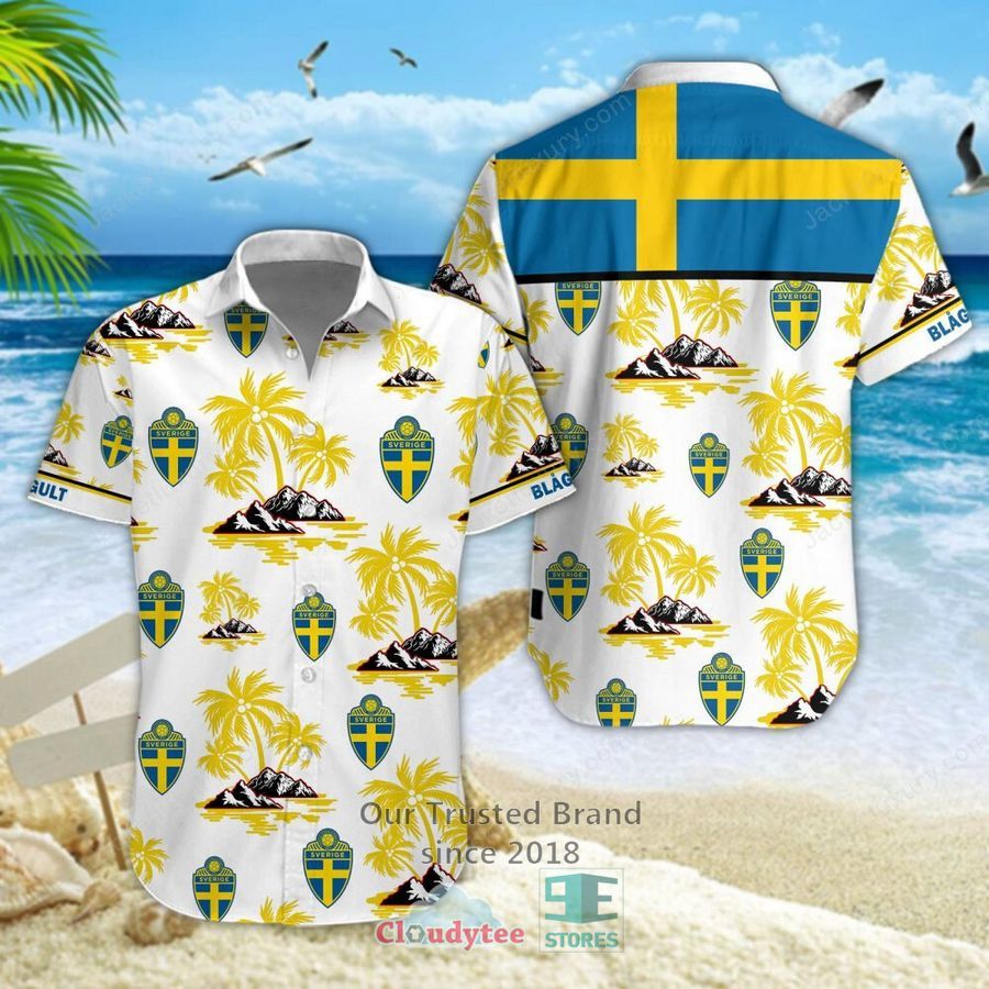 Sweden national football team Hawaiian Shirt, Short – LIMITED EDITION