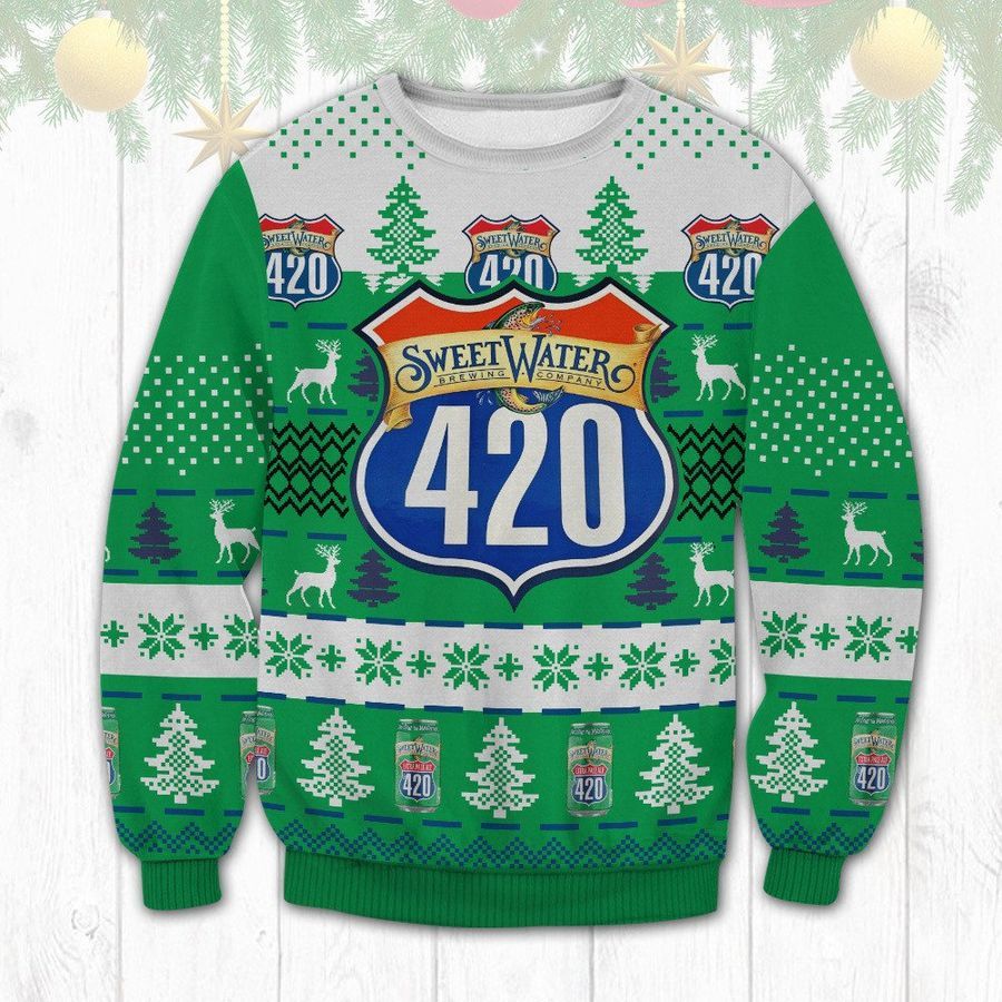 Sweet Water 420 EPA Christmas Ugly Sweater