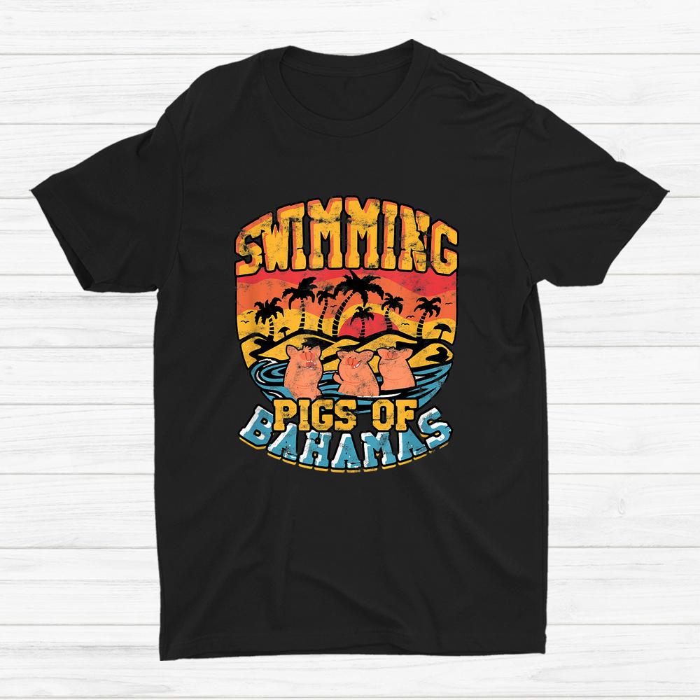 Swimming Pigs Of Bahamas Bahamas North Sea Beach Vacation Shirt