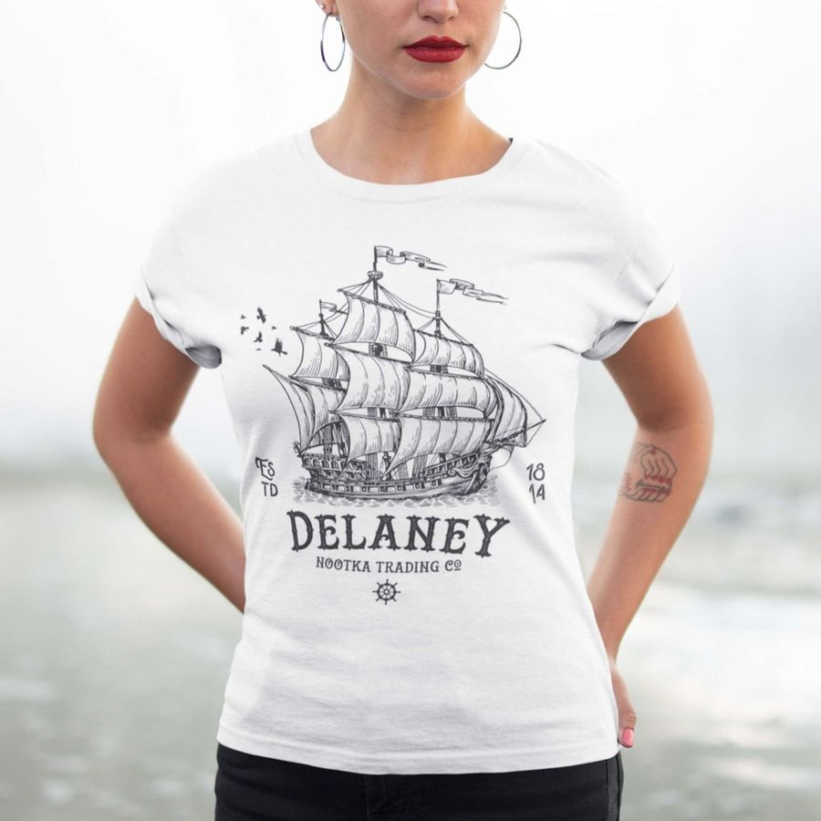Taboo  Delaney Nootka Trading Company Vintage Ship Unisex T-Shirt