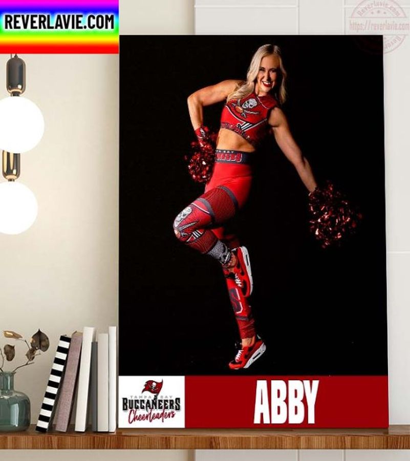 Tampa Bay Buccaneers Cheerleaders 2022 Team Captain Abby Home Decor Poster Canvas