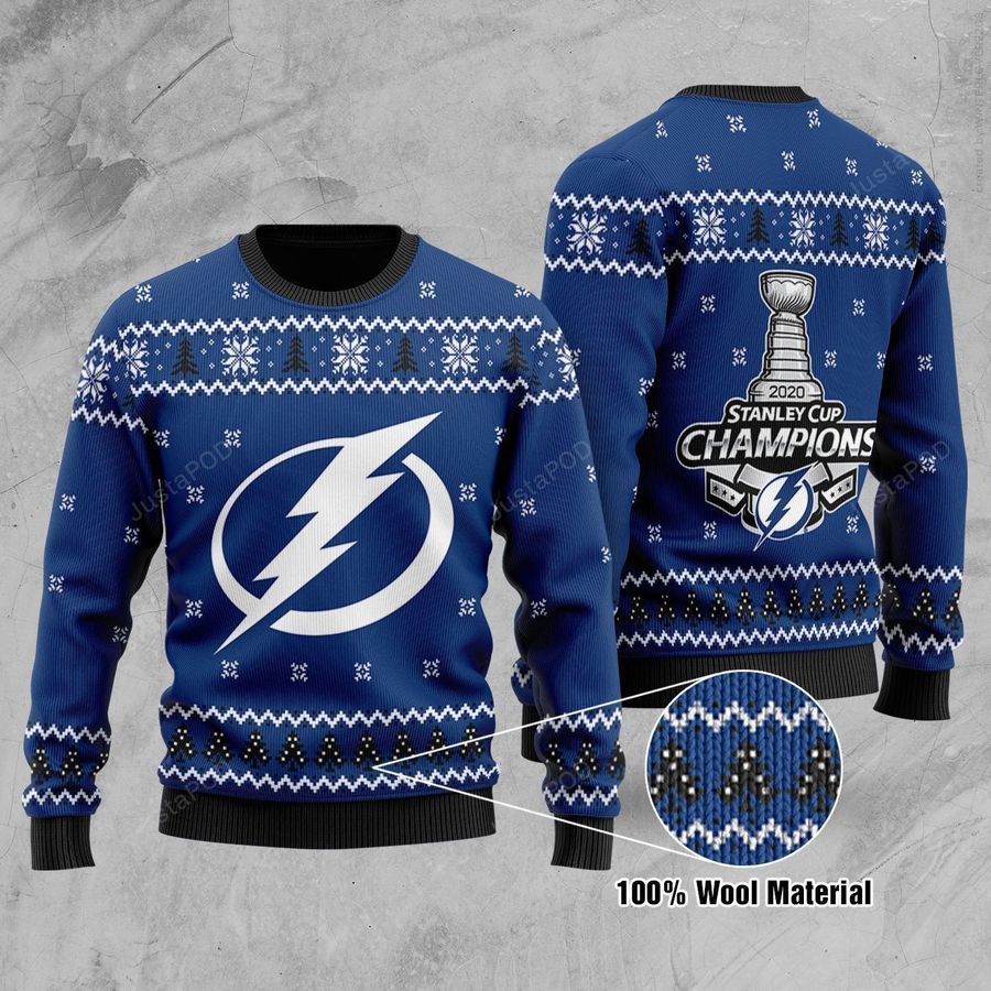 Tampa Bay Lightning Ugly Christmas Sweater All Over Print Sweatshirt