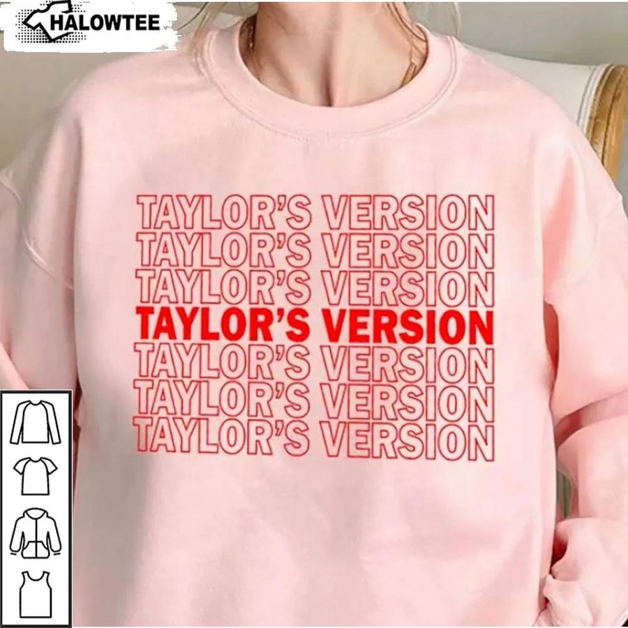 Taylor Swift Hoodie Taylor'S Version Merch Gift For Fans