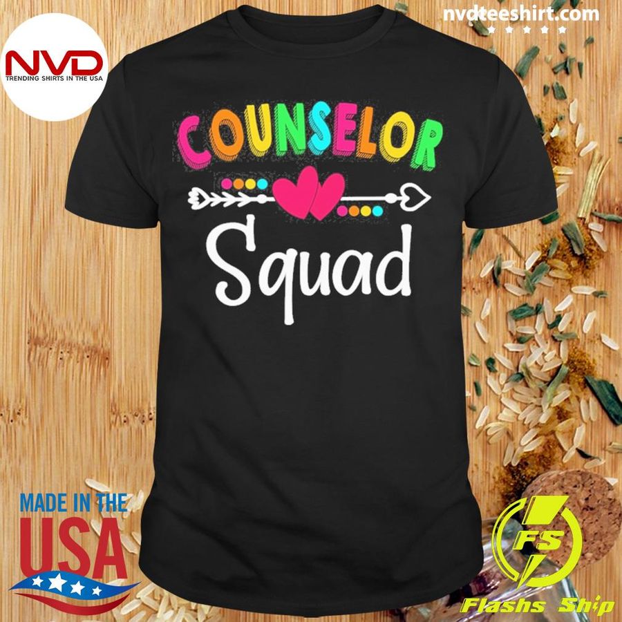 Teacher Squad Back To School Counselor Squad Shirt