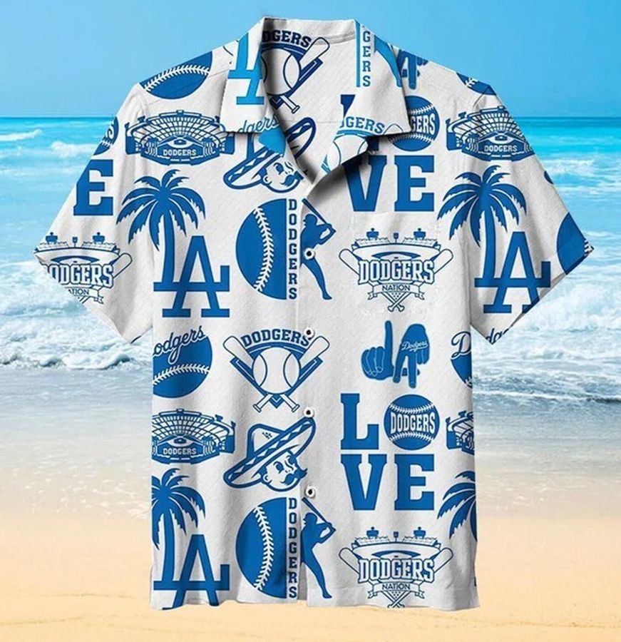 Team Los Angeles Dodgers Hawaiian Shirt