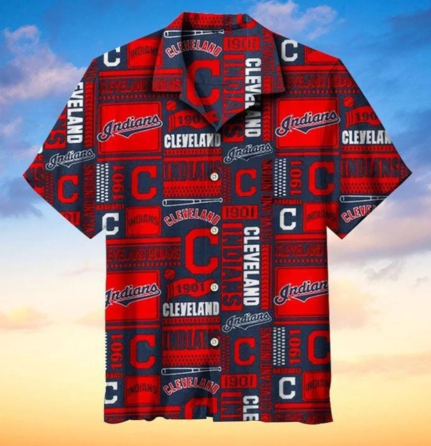 Team Sport Cleveland Indians Baseball Hawaiian Shirt