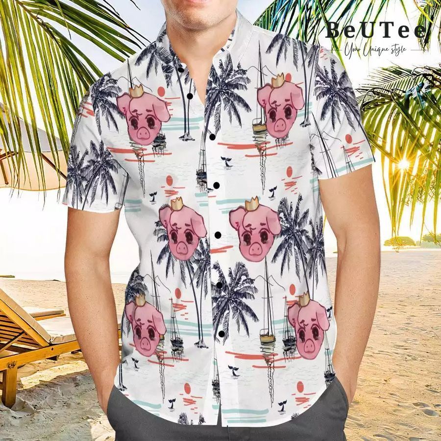 Technoblade Rip Chinoiserie Print Hawaiian Shirt