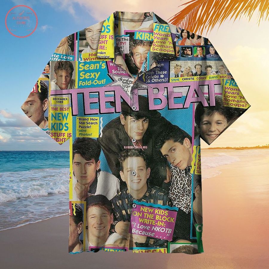 Teen Beat Magazine Hawaiian Shirt
