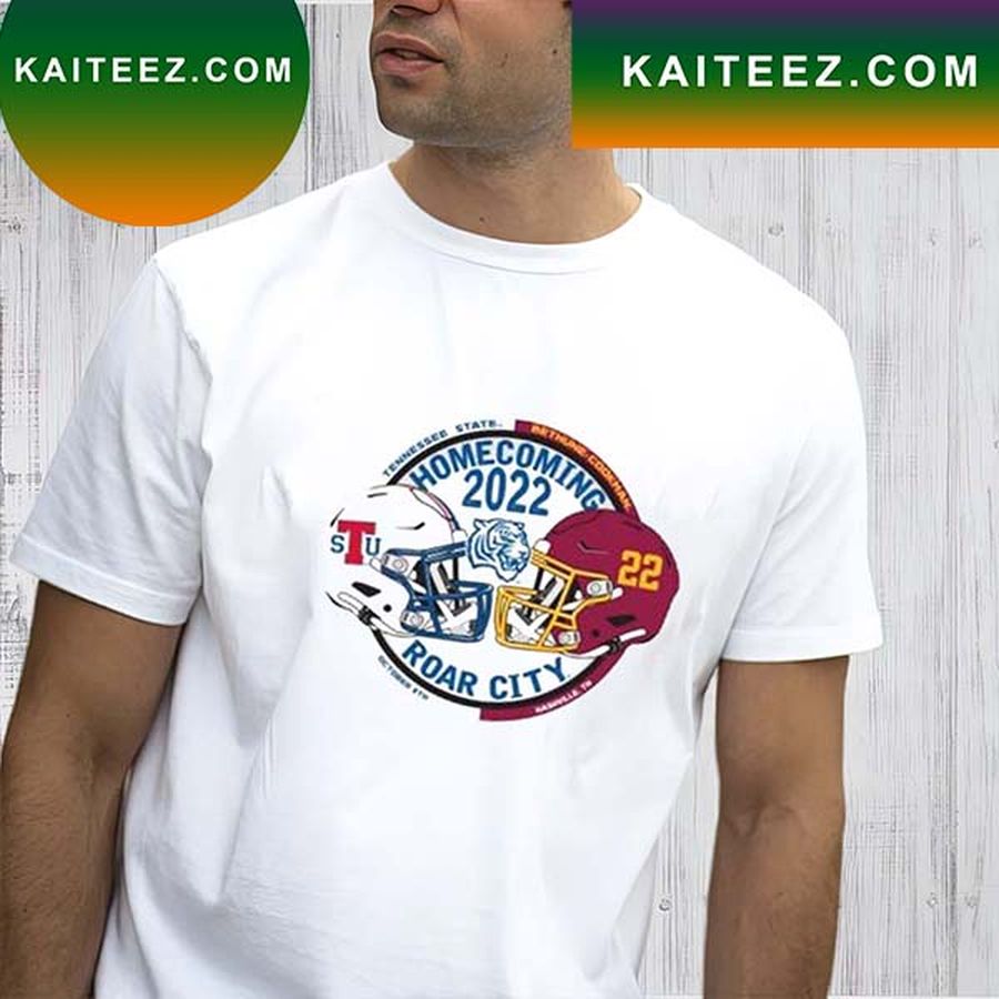 Tennessee State vs Bethune Cookman 2022 Homecoming Roar city matchup T-shirt