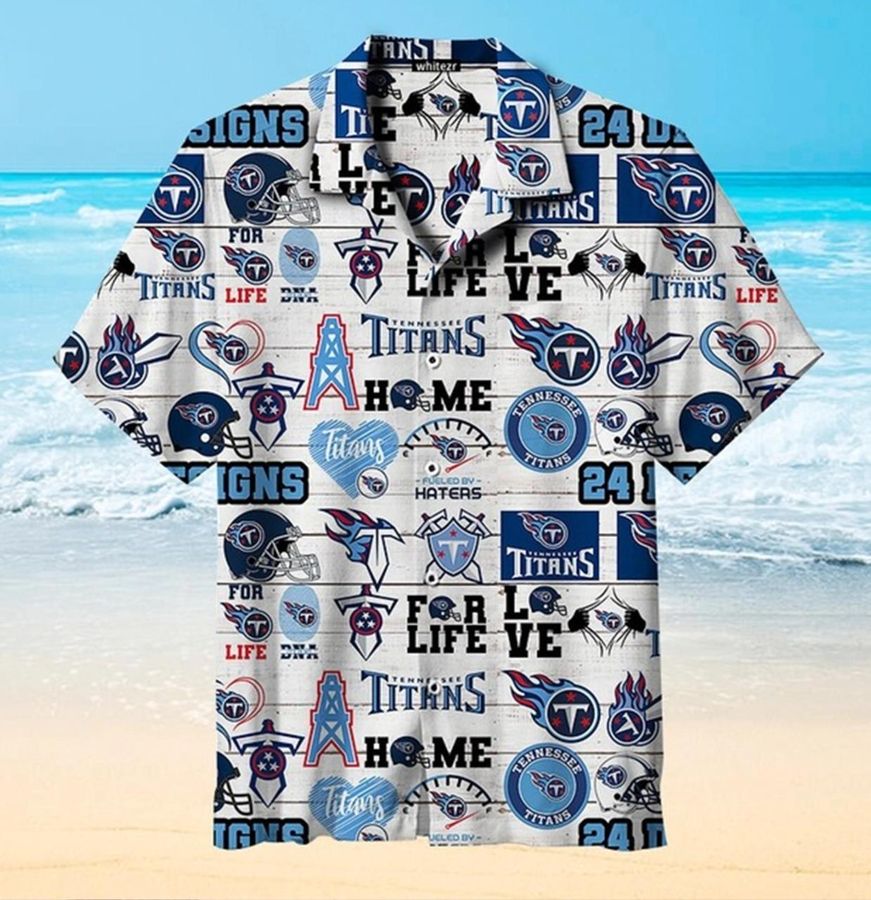 Tennessee Titans Hawaiian Shirt 3d 3