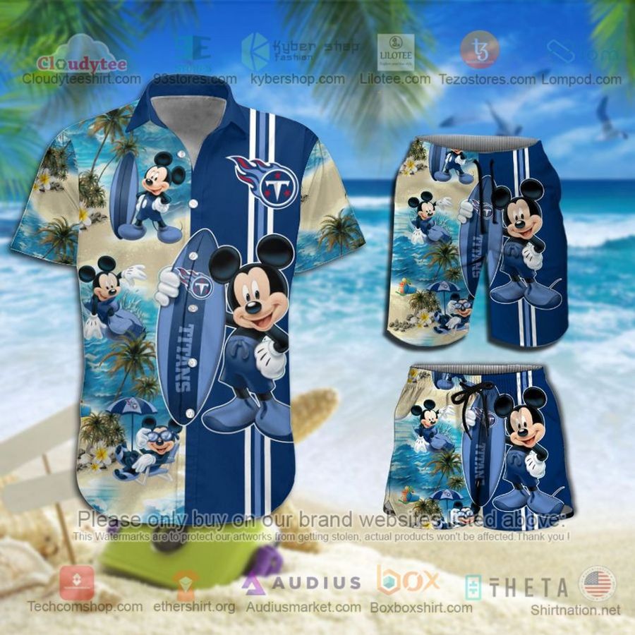 Tennessee Titans Mickey Mouse NFL Hawaiian Shirt, Short – LIMITED EDITION
