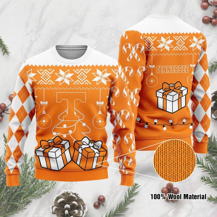 Tennessee Volunteers Funny Ugly Christmas Sweater Ugly Sweater Christmas Sweaters