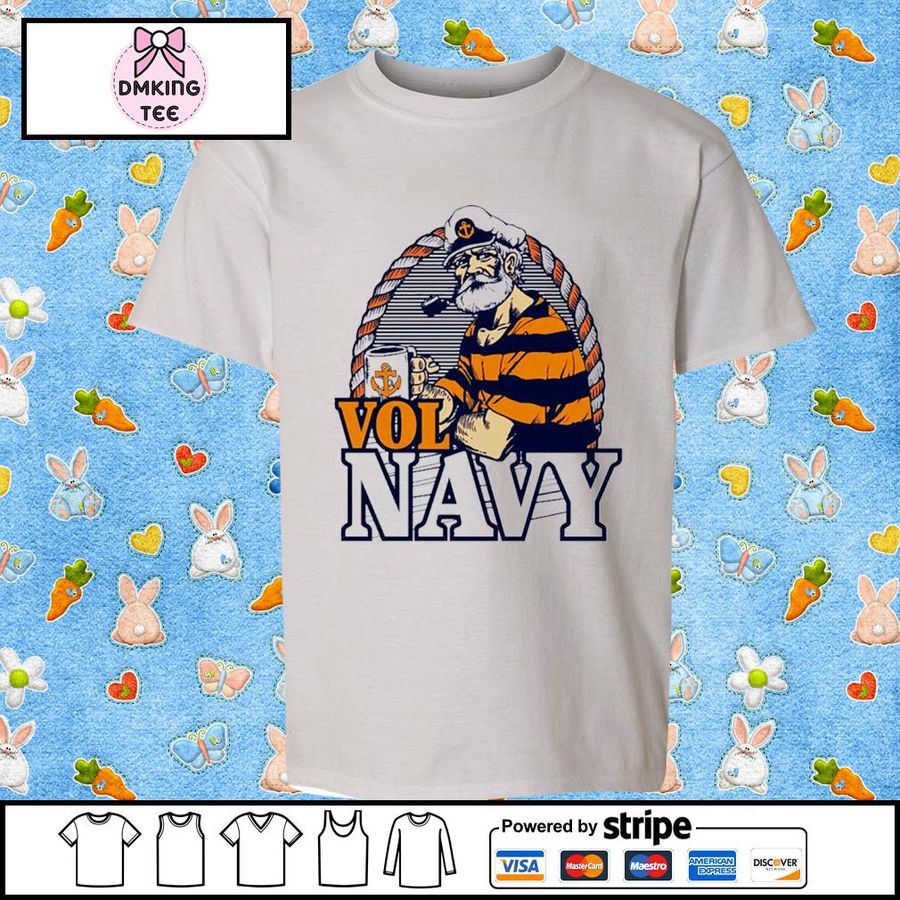 Tennessee Volunteers Vol Navy For Life Shirt