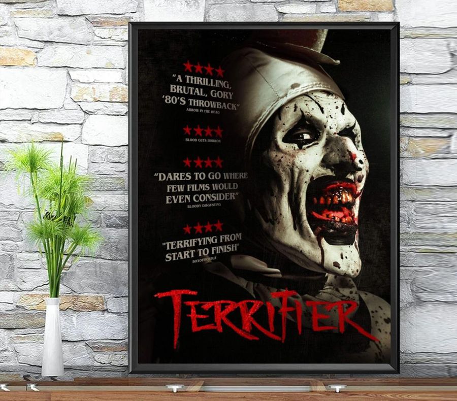 Terrifier 2 Poster Horror Movie Terrifier Wall Art