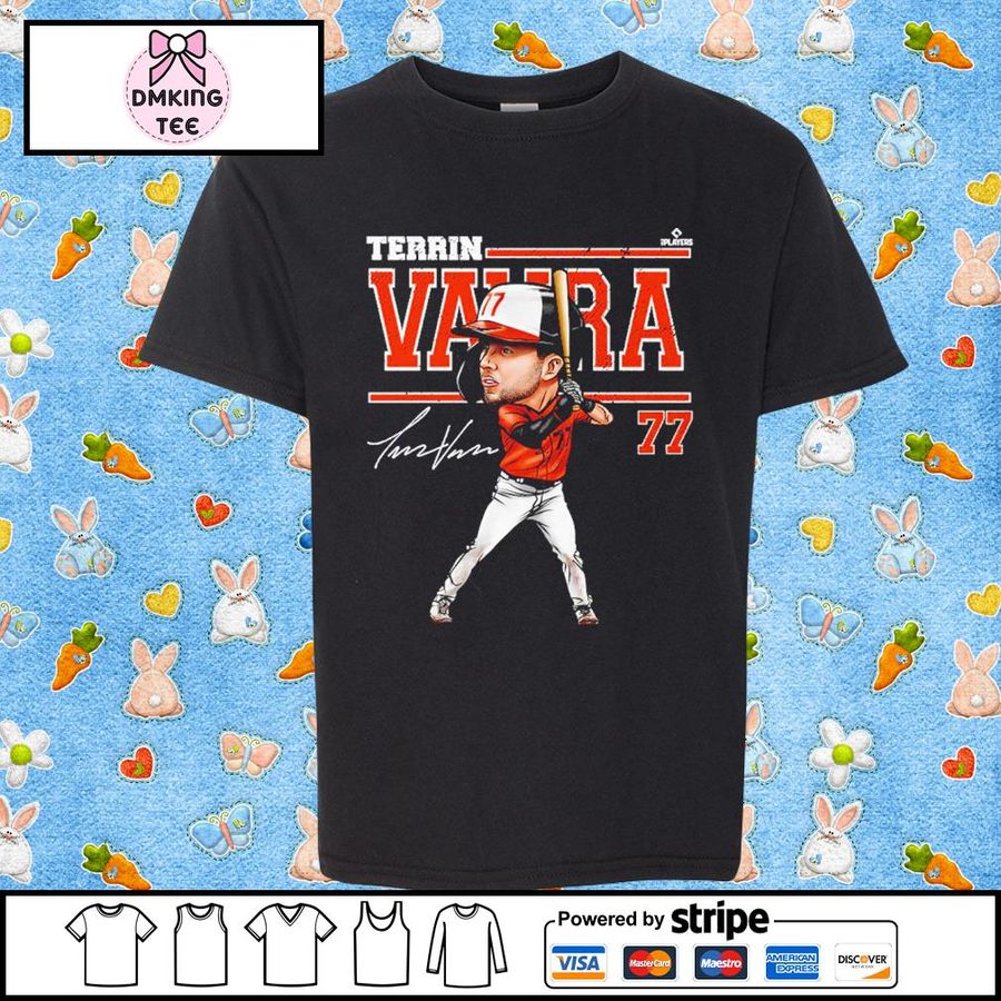 Terrin Vavra Baltimore Cartoon Baseball Shirt