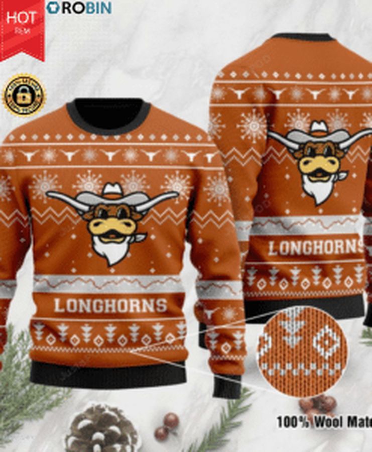 Texas Longhorns Ugly Christmas Sweater, All Over Print Sweatshirt, Ugly Sweater, Christmas Sweaters, Hoodie, Sweater