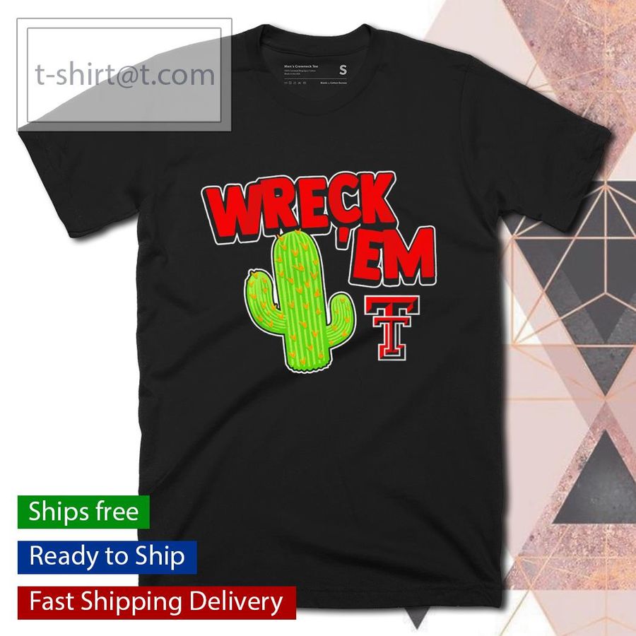 Texas Tech Football Wreck Em Cactus Shirt