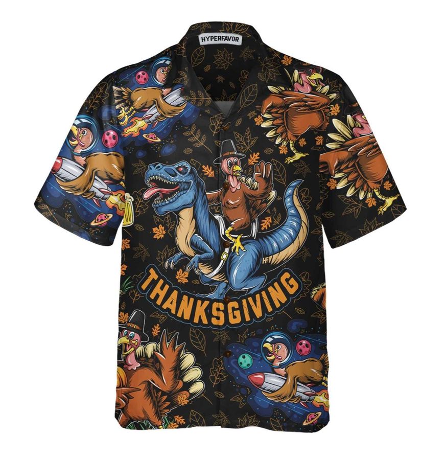 Thanksgiving Turkey Celebrations Turkey Hawaiian Shirt