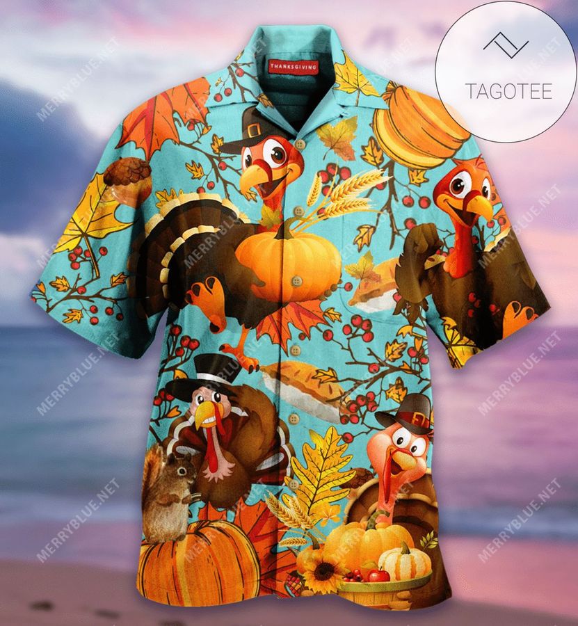 Thanksgiving Turkey Unisex Authentic Hawaiian Shirt 2022