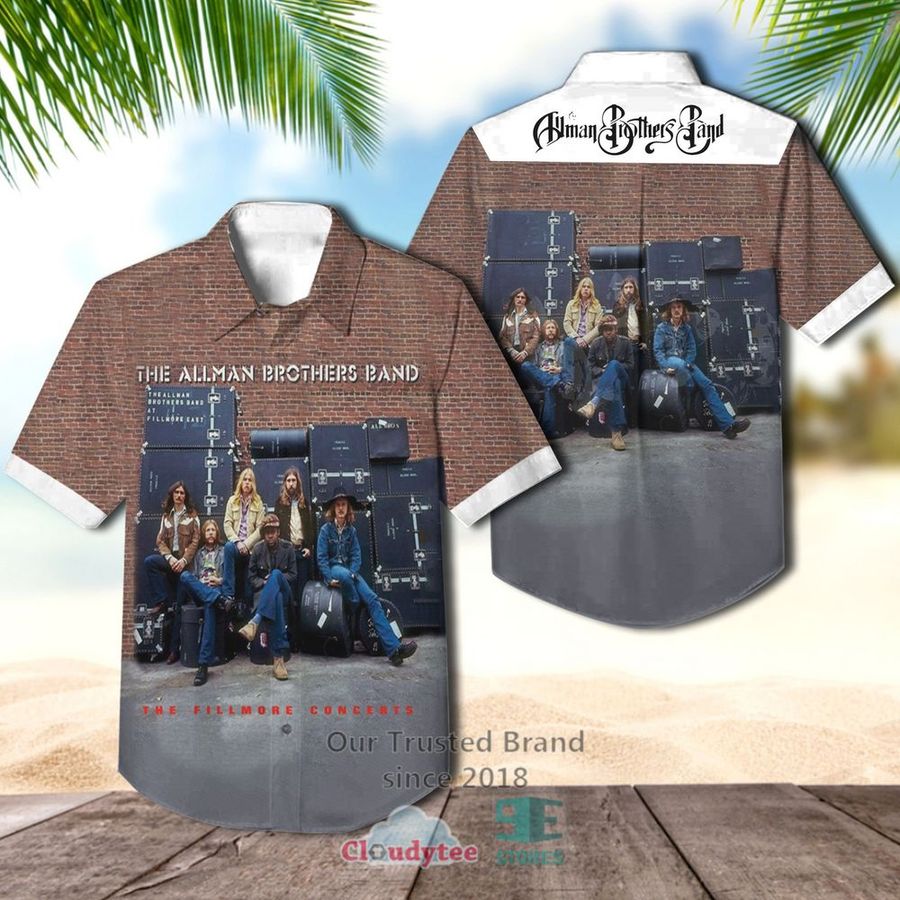 The Allman Brothers Band The Fillmore Concerts Album Hawaiian Casual Shirt – LIMITED EDITION