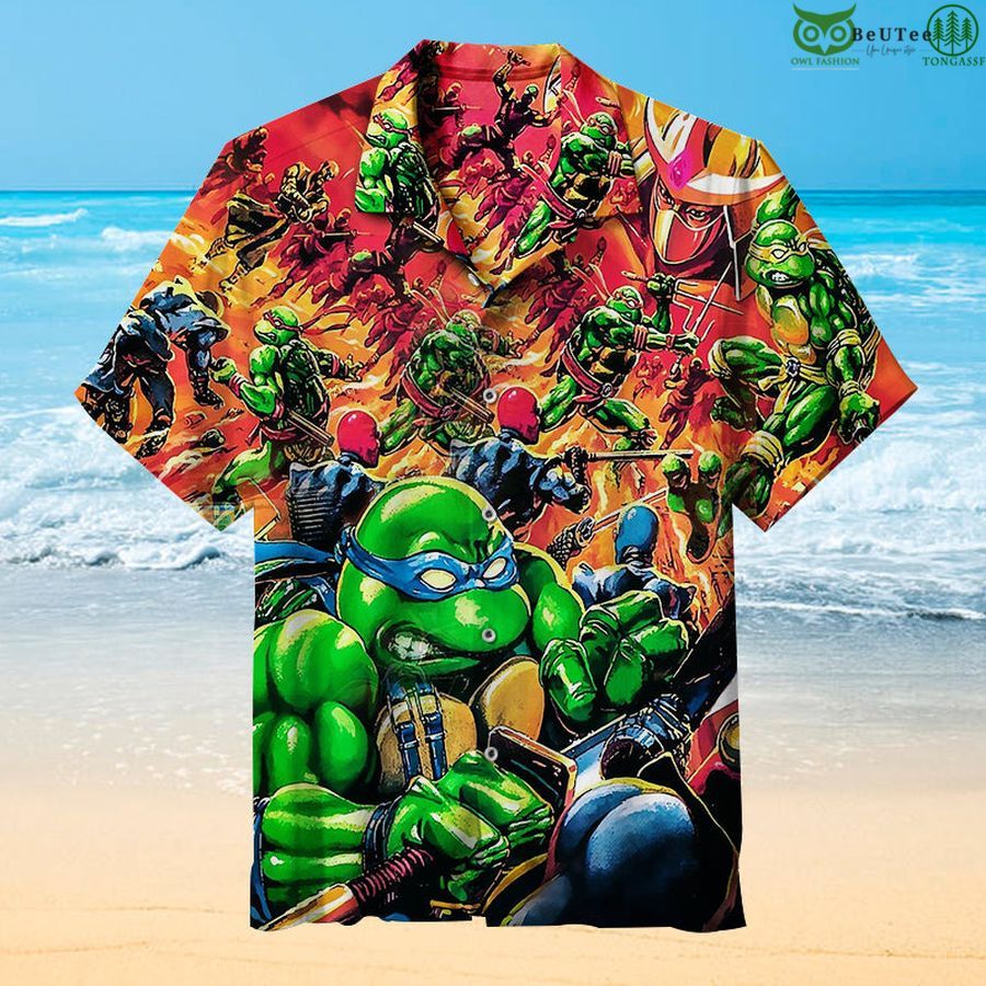 The Amazing Ninja Turtles swag fighting Hawaiian Shirt