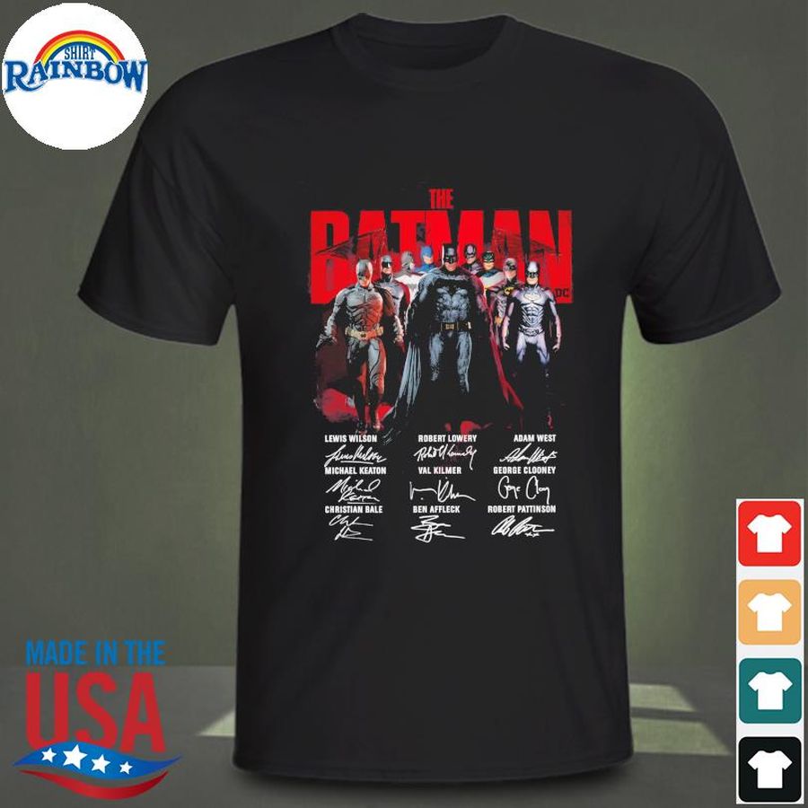 The Batman 2022 signatures shirt
