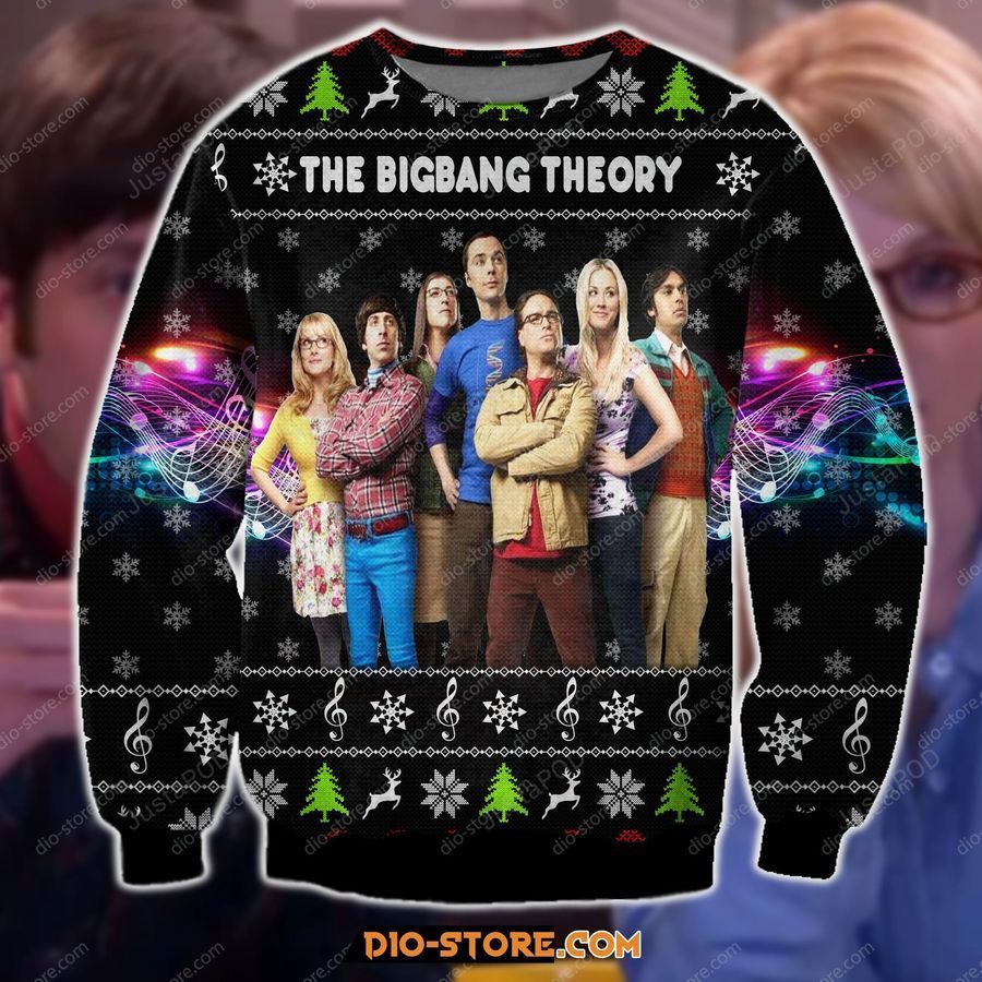 The Bigbang Theory 3d Print Ugly Sweater Ugly Sweater Christmas